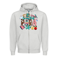 Dove Grey living that  para  life Zipper Hoodie - AdoDesignShop