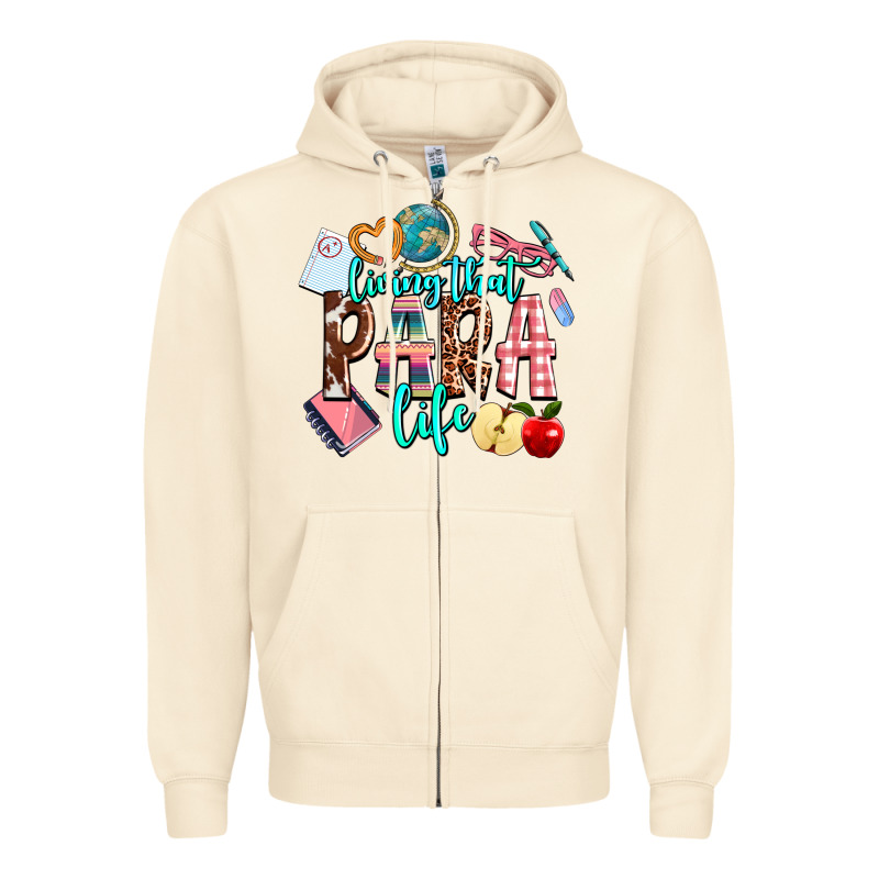 Living That  Para  Life Zipper Hoodie by AdoDesignShop | Teevron