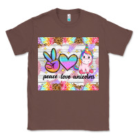 Chestnut peace loeve unicorns Classic Tee - CowGirlArtShop