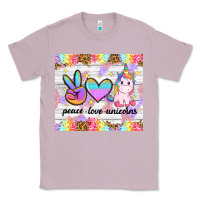 Lilac peace loeve unicorns Classic Tee - CowGirlArtShop