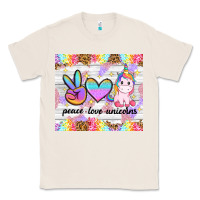 Natural peace loeve unicorns Classic Tee - CowGirlArtShop