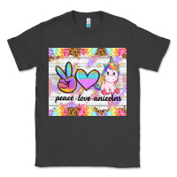 Smoke peace loeve unicorns Classic Tee - CowGirlArtShop