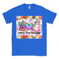 True Royal peace loeve unicorns Classic Tee - CowGirlArtShop