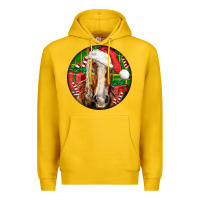 Lemon Belgian Horse  Christmas Premium Hoodie - LillyAllenDesigns