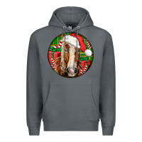 Rock Belgian Horse  Christmas Premium Hoodie - LillyAllenDesigns