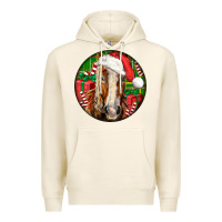 Tofu Belgian Horse  Christmas Premium Hoodie - LillyAllenDesigns