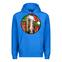True Royal Belgian Horse  Christmas Premium Hoodie - LillyAllenDesigns