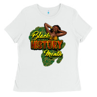 White Black History Month Ladies Tee - HowdyJamesFarm