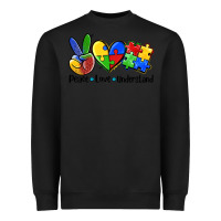 Black peace love  cure Heavyweight Sweatshirt - AdoDesignShop
