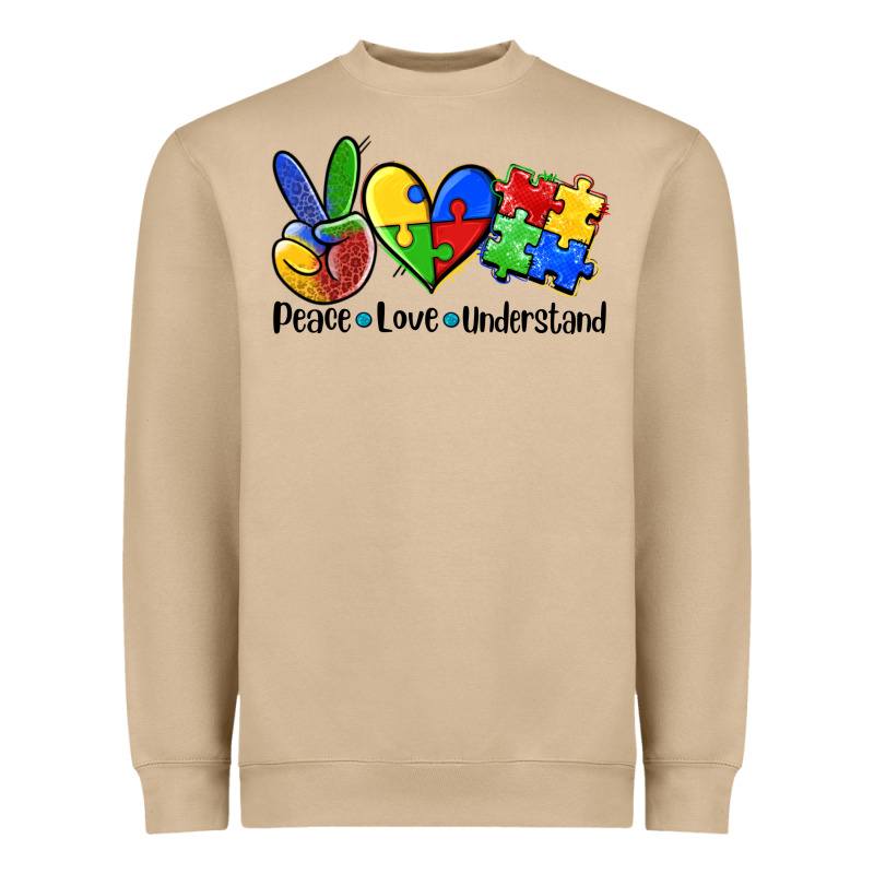 Peace Love  Cure Heavyweight Sweatshirt by AdoDesignShop | Teevron