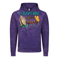 Cloud Purple İn Everything Give Thanks Vintage Hoodie - BundleAndBundleShop