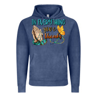 Vintage Denim İn Everything Give Thanks Vintage Hoodie - BundleAndBundleShop