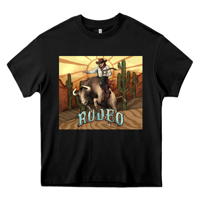 Rodeo Cowboy Bullfighter Western 20oz Skinny Heavy Core Tee by HowdyJamesFarm | Teevron