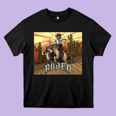 Rodeo Cowboy Bullfighter Western 20oz Skinny Heavy Core Tee Designed By Howdyjamesfarm