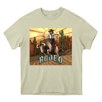 Mossy Rodeo Cowboy bullfighter western 20oz skinny Heavy Core Tee - HowdyJamesFarm