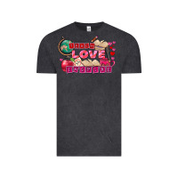 Vintage Black Valentine's Day teach love inspire Vintage Tee - FaDigitalArtStudio