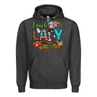 Charcoal Heather lunch lady crew Zipper Hoodie - AdoDesignShop