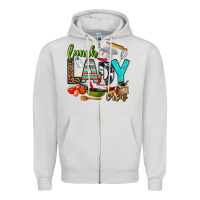 Dove Grey lunch lady crew Zipper Hoodie - AdoDesignShop