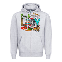Heather Grey lunch lady crew Zipper Hoodie - AdoDesignShop