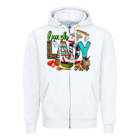 White lunch lady crew Zipper Hoodie - AdoDesignShop