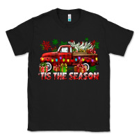 Black tis the season christmas truck Classic Tee - CowGirlArtShop