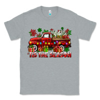 Heather Grey tis the season christmas truck Classic Tee - CowGirlArtShop