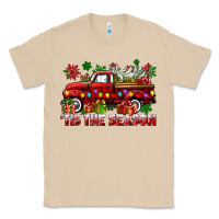Mushroom tis the season christmas truck Classic Tee - CowGirlArtShop