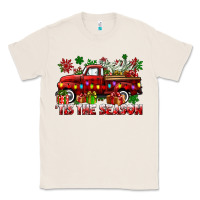 Natural tis the season christmas truck Classic Tee - CowGirlArtShop