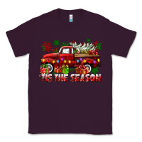 Plum tis the season christmas truck Classic Tee - CowGirlArtShop