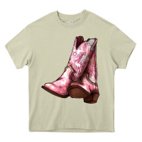 Mossy Cowgirl boots Heavy Core Tee - HowdyJamesFarm