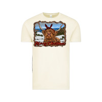 Vintage Arctic merry christmas highland cow with farm Vintage Tee - RanaPortraitStore