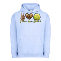 Pigment Grape Ice peace love softball Urban Hoodie - JahusDesignShop