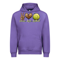Tulip peace love softball Urban Hoodie - JahusDesignShop