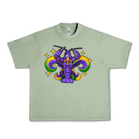 Oil Green mardi gras crawfish Urban Heavy Tee - FaDigitalArtStudio