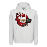 Dove Grey Love Bites Premium Hoodie - SublimationCraftShop