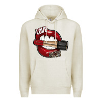 Oatmeal Heather Love Bites Premium Hoodie - SublimationCraftShop