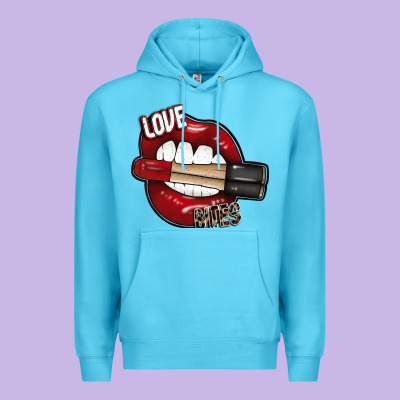 Love Bites Premium Hoodie Designed By Sublimationcraftshop