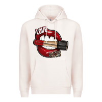 Pale Pink Love Bites Premium Hoodie - SublimationCraftShop