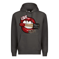 Smoke Love Bites Premium Hoodie - SublimationCraftShop