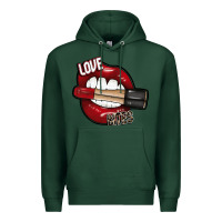 Sports Green Love Bites Premium Hoodie - SublimationCraftShop