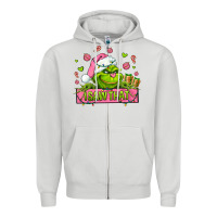 Dove Grey christmas characters  i+saw+that+ Zipper Hoodie - AdoDesignShop