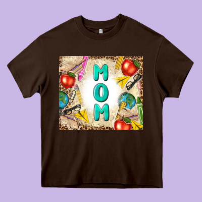 Teacher Mom Mother's Day Heavy Core Tee Designed By Tumblerdesignbyshophia