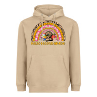 Mushroom back to school rainbow hello second grade Heavyweight Hoodie - AdoDesignShop