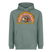 Sage back to school rainbow hello second grade Heavyweight Hoodie - AdoDesignShop