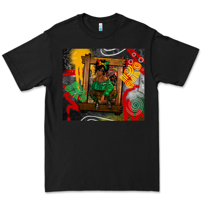 Juneteenth Black Woman Fashion Girl Premium Tee by CowGirlArtShop | Teevron