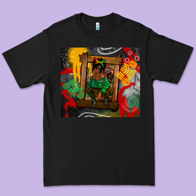Juneteenth Black Woman Fashion Girl Premium Tee Designed By Cowgirlartshop