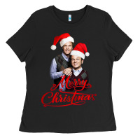 Black Step Brothers - merry christmas - happy xmas Ladies Tee - DesigneFamous