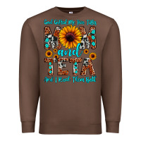 Chestnut god gifted me two titles mom and teta and i rock t Premium Sweatshirt - JahusDesignShop
