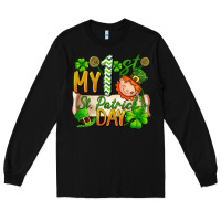 Black my 1'st st patrick's day Long Sleeve Tee - FaDigitalArtStudio