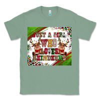 Sage just a girl who loves reindeer Classic Tee - CowGirlArtShop